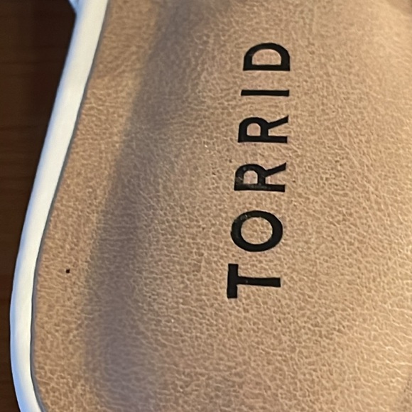 Torrid Woven Slip On Mule cream 7WW - Picture 4 of 9